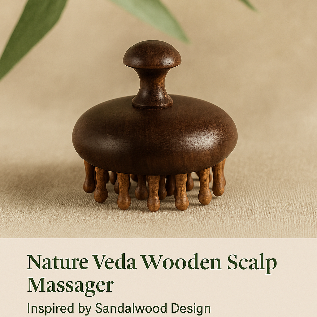 Wooden Scalp Massager