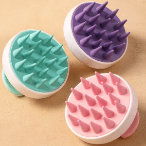 Nature Veda Silicone Scalp Massager (3-Piece Set)