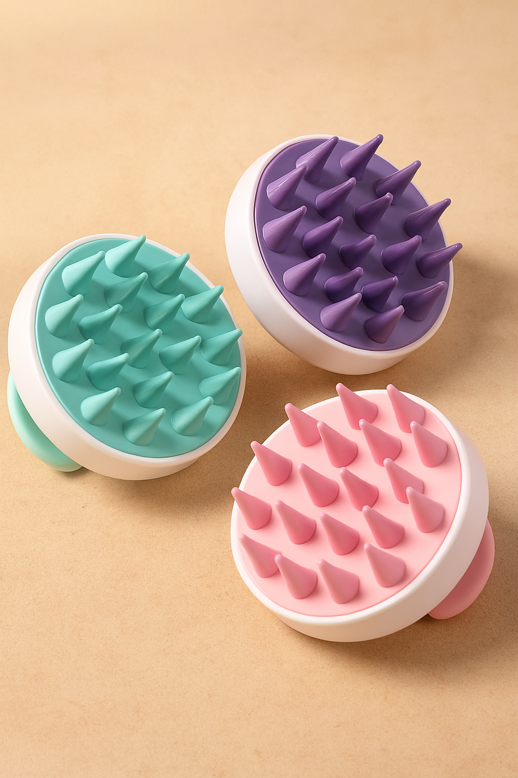 Silicone Scalp Massager Set
